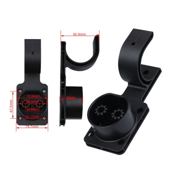Electric Vehicle Charging Pile Hanging Wire Fixing Bracket(Black)