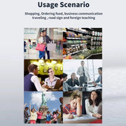 International Version Multi-language Camera Scanning Offline Translation Pen(Black)