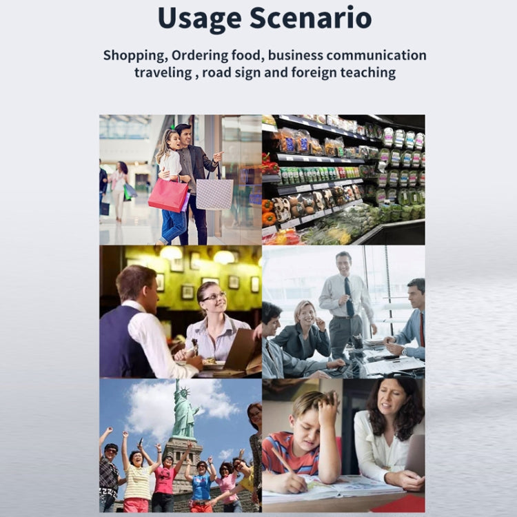 International Version Multi-language Scanning Offline Intelligent Simultaneous Translation Pen(White)