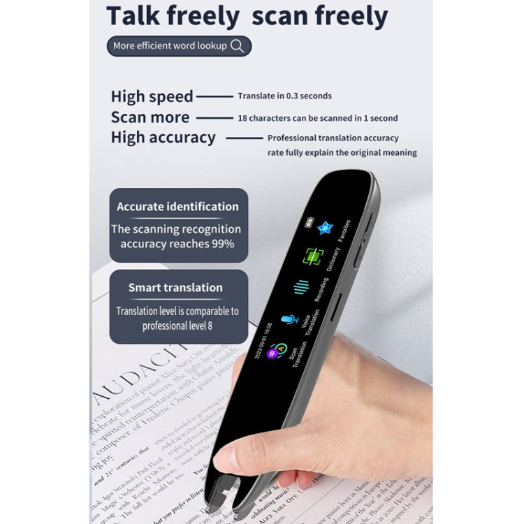 International Version Multi-language Scanning Offline Intelligent Simultaneous Translation Pen(White)