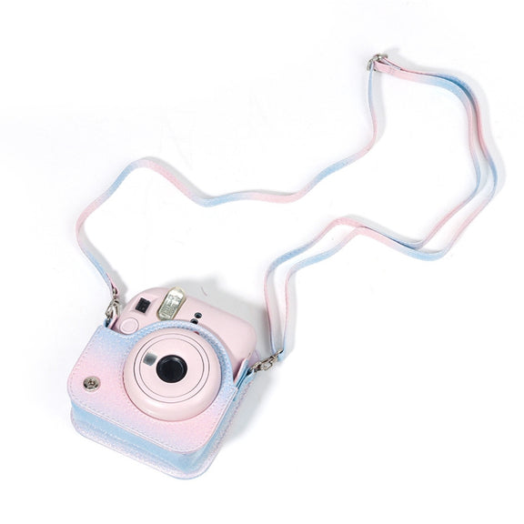 Colorful Starry Sky Camera Protection Bag For Fujifilm Instax Mini 12(Pink Purple)