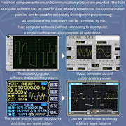 JUNTEK Programmable Dual-Channel DDS Function Arbitrary Waveform Signal Generator, Frequency: 40MHz(EU Plug)