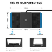 Avoid Camera Universal Car Wireless Charger Anti-slip Mat(TYPEC Interface 0.3m)