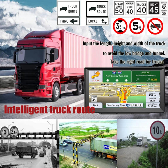 9 Inch 8G/256M Car GPS Navigator With Large Screen Capacitive Bluetooth Map, Area: Middle East Map