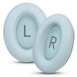 For BOSE QC45 1pair Headphone Sponge Earmuff Leather Cover(Crystal Blue) - Earmuff & Pad by PMC TechLife | Online Shopping South Africa | PMC TechLife | Buy Now Pay Later Mobicred