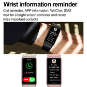 Uric Acid Blood Lipid Noninvasive Blood Sugar Heart Rate Oxygen Temperature Monitoring Smart Healthy Sports Bracelet(Blue)