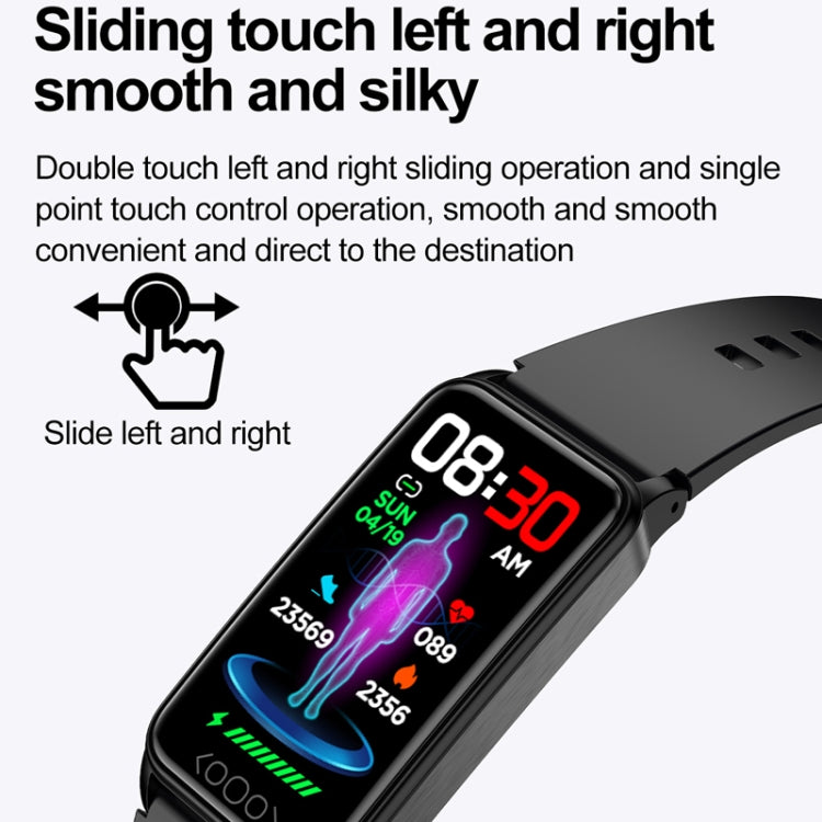 Uric Acid Blood Lipid Noninvasive Blood Sugar Heart Rate Oxygen Temperature Monitoring Smart Healthy Sports Bracelet(Blue)