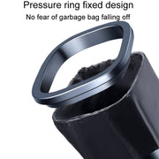 Simple Car Trash Can Automobile Storage Bin With Trash Bag(Black)