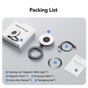 TELESIN Magnetic Selfie Light Rechargeable Foldable Fill Light For Mobile Phone