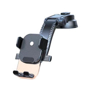 Car Suction Cup Dashboard Automatic Lock Mobile Phone Holder, Style: Orange Waterfall