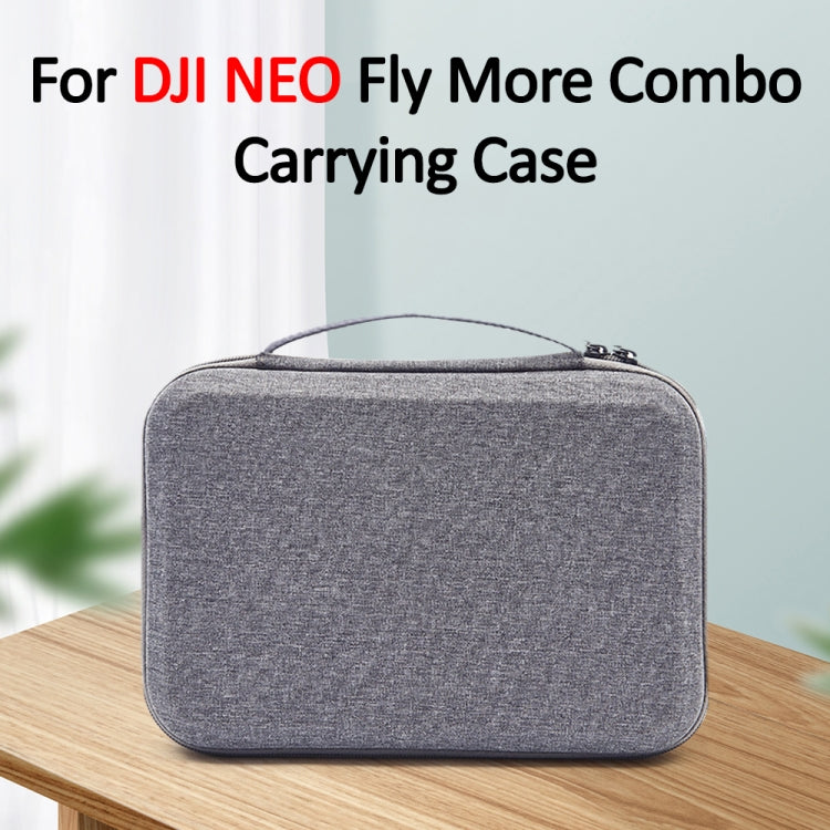 For DJI Neo Fly More Combo Carrying Case Handbag Protective Box(Black + Red Inner)