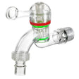 2pcs 6-points 25mm Plastic Transparent Faucet Household Anti-freezing Water Catch Hose - Faucets & Accessories by PMC TechLife | Online Shopping South Africa | PMC TechLife | Buy Now Pay Later Mobicred