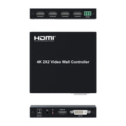 4K 2x2 HDMI Video HD Splice Support HDMI / DVI Input 4CH HDMI Output EU Plug