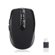 6-Keys Type-C/USB-C Laptop Office Game Silent Wireless Mouse(Black) - Wireless Mice by PMC TechLife | Online Shopping South Africa | PMC TechLife | Buy Now Pay Later Mobicred
