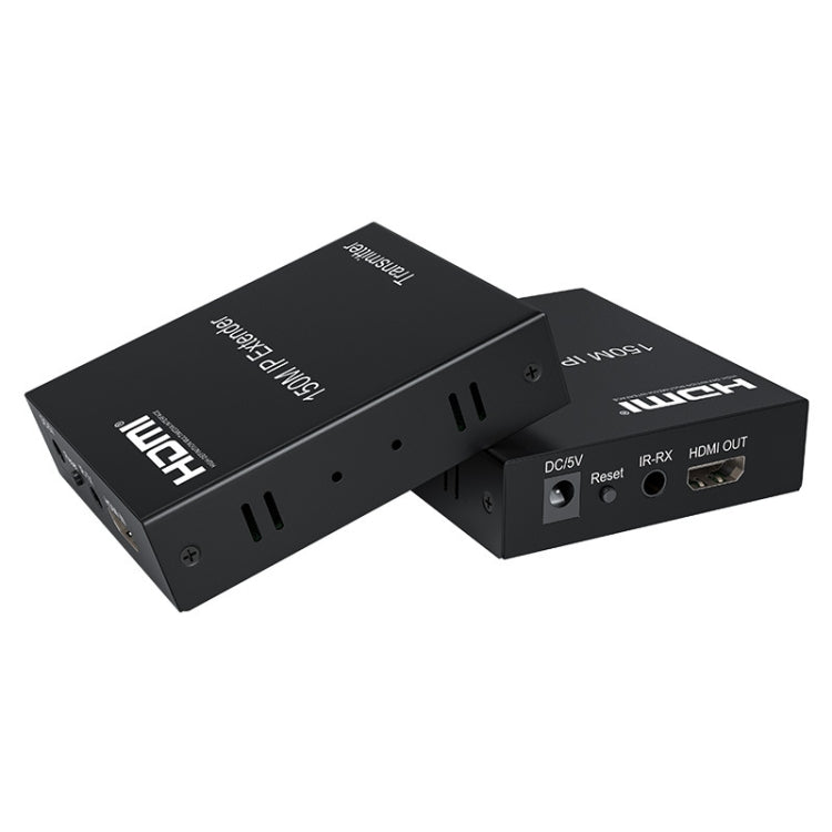 150m HDMI Network Cable Extender IP One To Many Computer Monitors, Transmitter+Receiver, US Plug