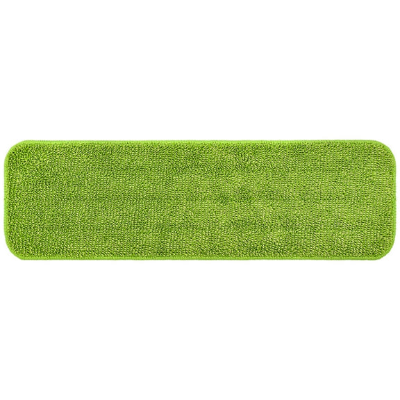 Spray Mop Replacement Pads Reusable Microfiber Floor Mops Refills 14x46cm Green