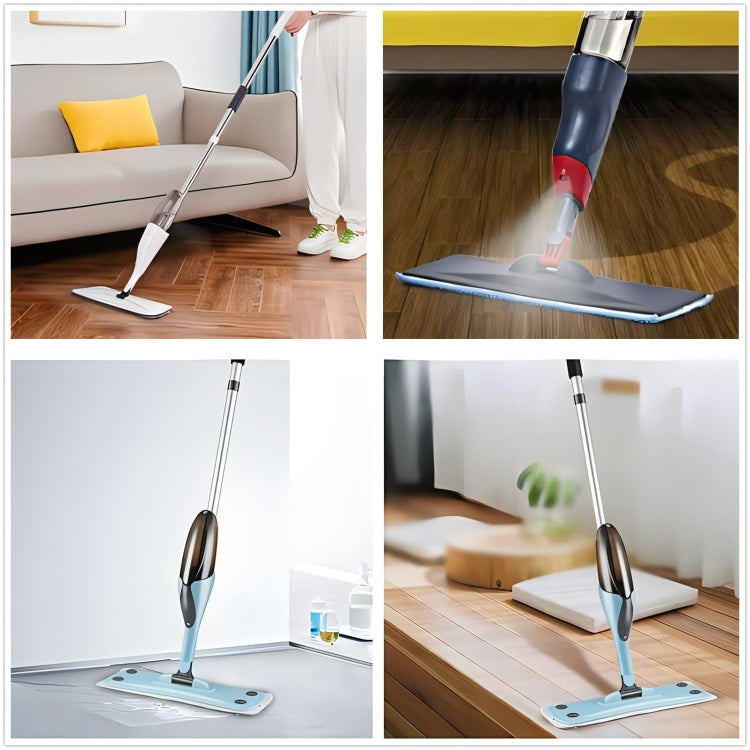 Spray Mop Replacement Pads Reusable Microfiber Floor Mops Refills 14x42cm Blue
