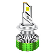 100W LED Double Copper Tube Aluminum Alloy Water-resistant Car Headlight, Bulb: H7