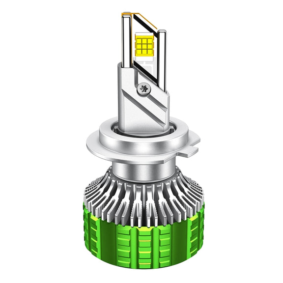 100W LED Double Copper Tube Aluminum Alloy Water-resistant Car Headlight, Bulb: H7