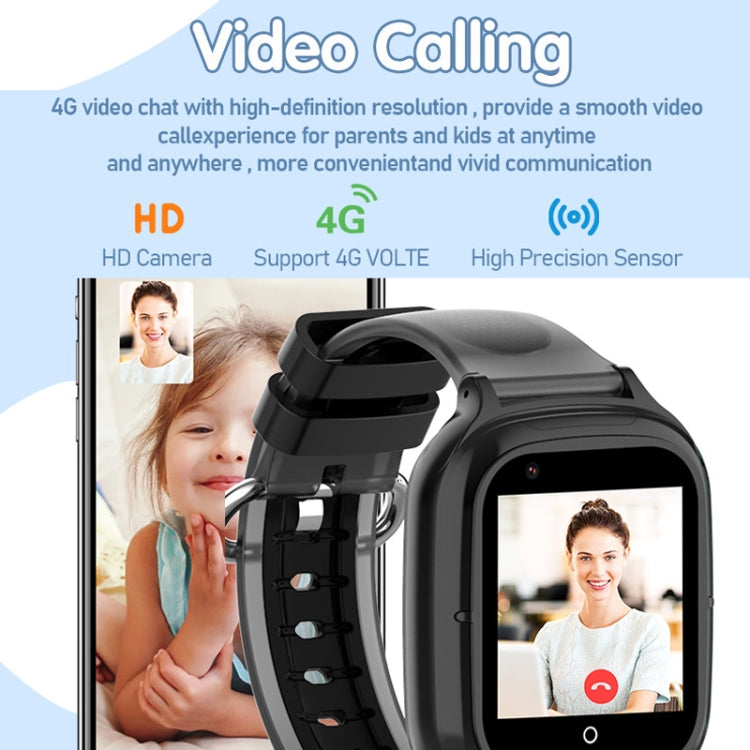 4G Kids Smart Phone Positioning Watch IP67 Water-resistant / Video / Voice Calling(Blue)