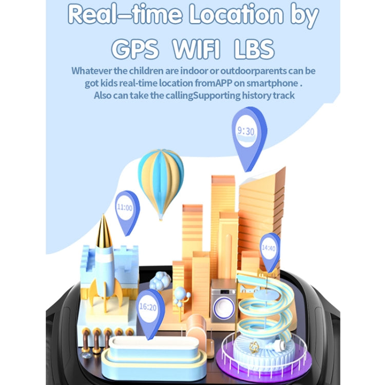 4G Kids Smart Phone Positioning Watch IP67 Water-resistant / Video / Voice Calling(Blue)