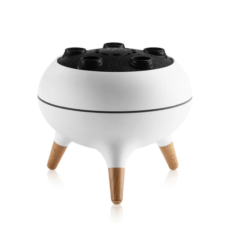 Dynamic Multi-Spray Aromatherapy Diffuser With Colorful Lights Remote Control Humidifier UK Plug(V80 Spit Circle Upgrade Model)
