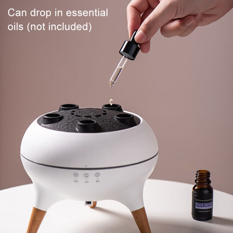 Dynamic Multi-Spray Aromatherapy Diffuser With Colorful Lights Remote Control Humidifier US Plug(V80 Spit Circle Upgrade Model)