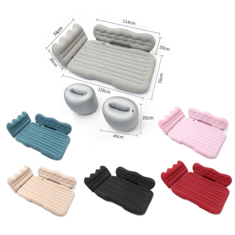 Car Inflatable Bed Multifunctional Outdoor Camping Sleeping Mat, Color: Dark Green