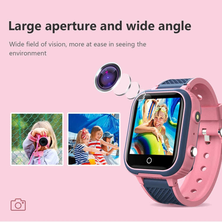 LT21 1.4-Inch 4G Global Full Network IP67 Water-resistant WIFI Children Smart Watch(Pink)