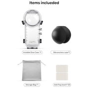 For Insta360 X4 aMagisn 50m Depth Water-resistant Protective Case Quick Release Invisible Diving Cover