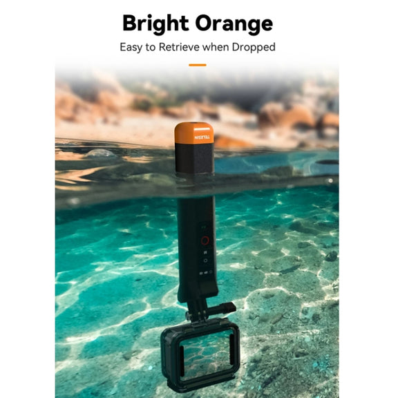 TELESIN Bluetooth Buoyancy Bar 15m Water-resistant Depth  For GoPro HERO13 / 12 / 11 / 10 / 9 / 8 Black