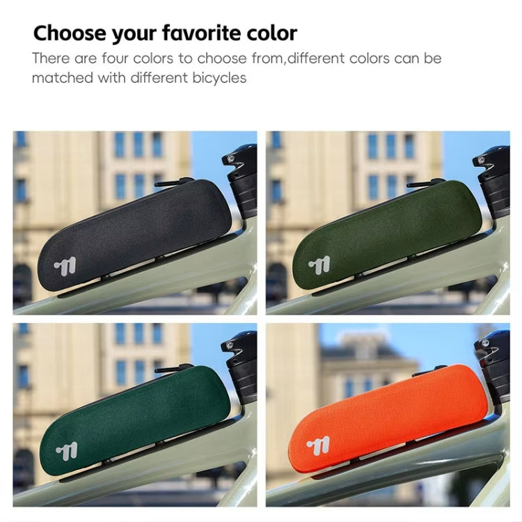 WEST BIKING Bicycle Front Beam Bag Cycling Hanging Bag(Green)
