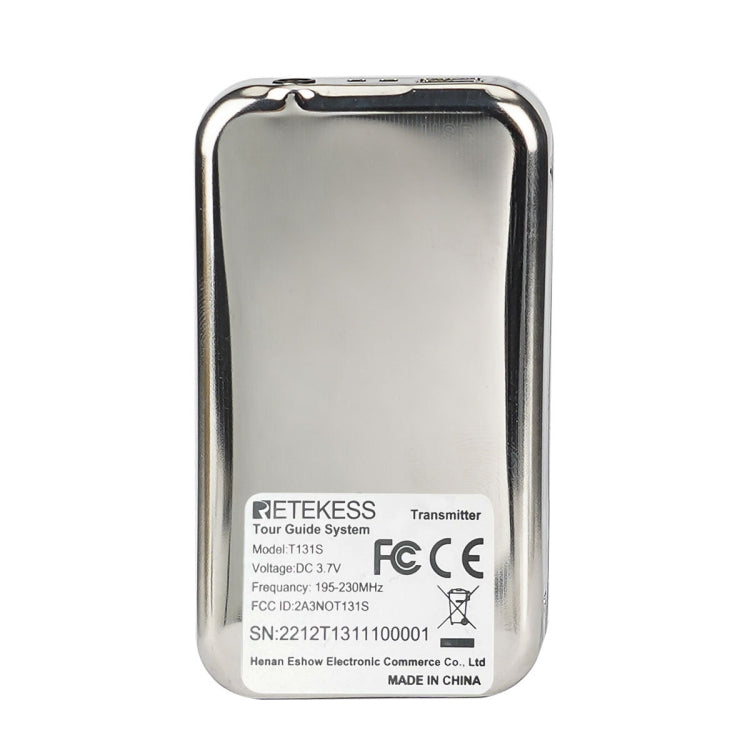 RETEKESS T131S Guide Receiver Wireless Explanation Receiver