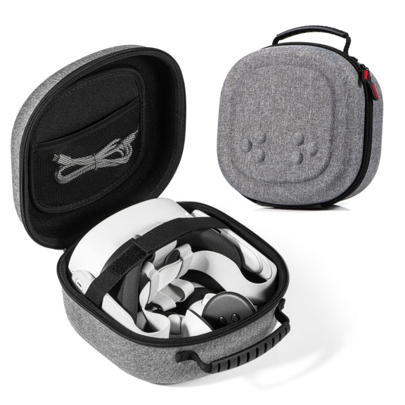 For Meta Quest 3S STARTRC GAMES Oxford Cloth Handheld Storage Bag(Gray)