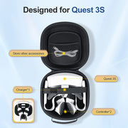 For Meta Quest 3S STARTRC GAMES Oxford Cloth Handheld Storage Bag(Transparent)