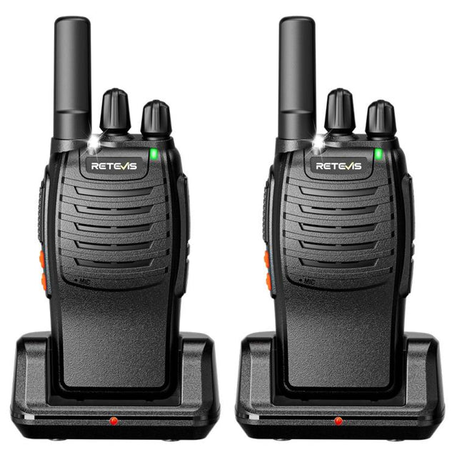 RETEVIS H777 1pair 16 Channels Compact Portable Handheld Walkie Talkie With Charging Base, Style: FRS