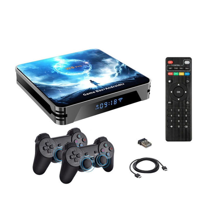 W8PRO 64G Dual System HD Wireless Joystick Retro Gaming Console With 36000+ Games US Plug