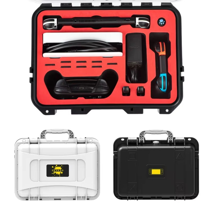 DEVASO For Switch / OLED IP67 Water-resistant Storage Case Hardshell Bag, Color: Black+Shoulder Strap
