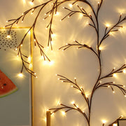 2.3m 144 LEDs Branch Rattan String Lights Wedding Home Decor Garland Lamps, Style: USB Always-on(Warm White)