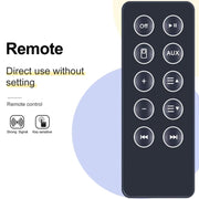 For BOSE SD10 Bluetooth Speaker Remote Control Replacement Parts(Black)