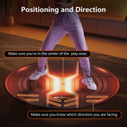 STARTRC GAMES VR Glasses Sport Game Simulation Floor Mat(Orange)