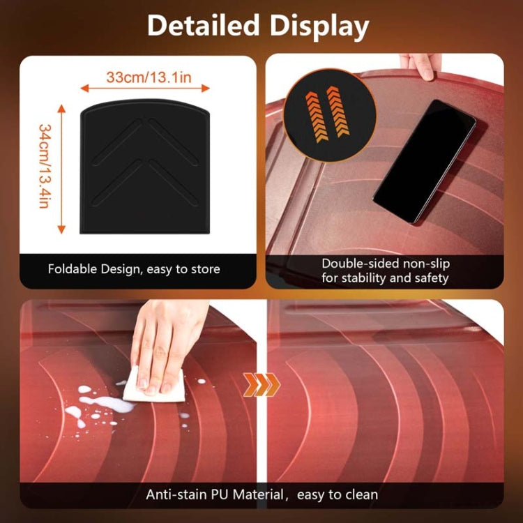 STARTRC GAMES VR Glasses Sport Game Simulation Floor Mat(Orange)
