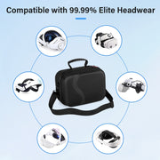 STARTRC GAMES VR Glasses Accessories Handheld Crossbody Hard Shell Storage Bag(Gray)