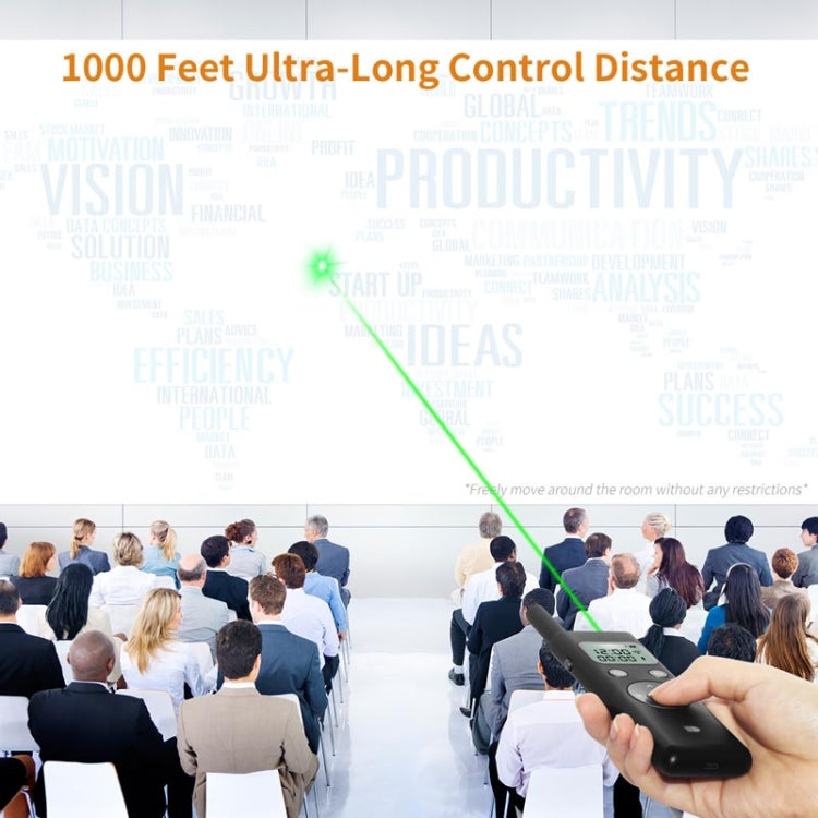 Doosl DSIT037 300m Long Distance Laser Remote Control Green Light Page Turner