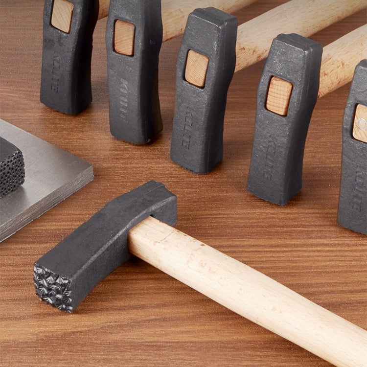 Handmade DIY Square Hammer Gold And Silver Jewelry Texture Hammer, Model: No.1