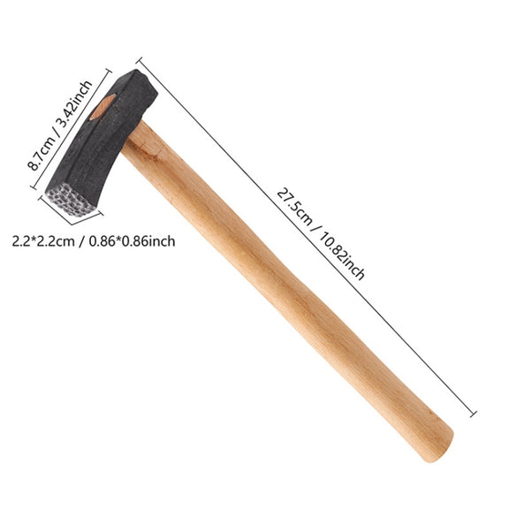 Handmade DIY Square Hammer Gold And Silver Jewelry Texture Hammer, Model: No.6