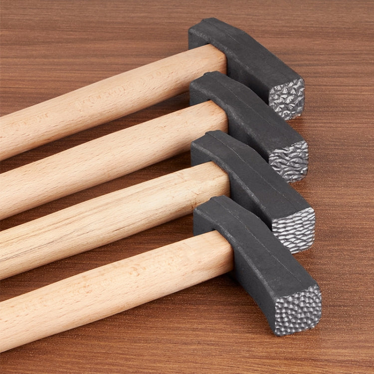 Handmade DIY Square Hammer Gold And Silver Jewelry Texture Hammer, Model: No.11