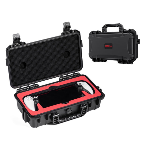 For PlayStation Portal STARTRC GAMES Console Storage Handheld IP67 Water-resistant Hard Shell Bag(Black)