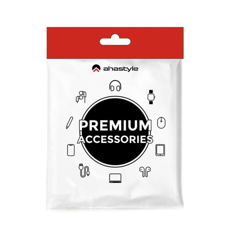 For Airpods 4 AhaStyle WG163 Earphone Drop-Proof Dust-Proof Silicone Protective Case With Cleanning Pen(Black)