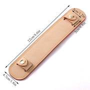 Simple Detachable Bag Anti Strangulation Leather Handle Accessory(Khaki)